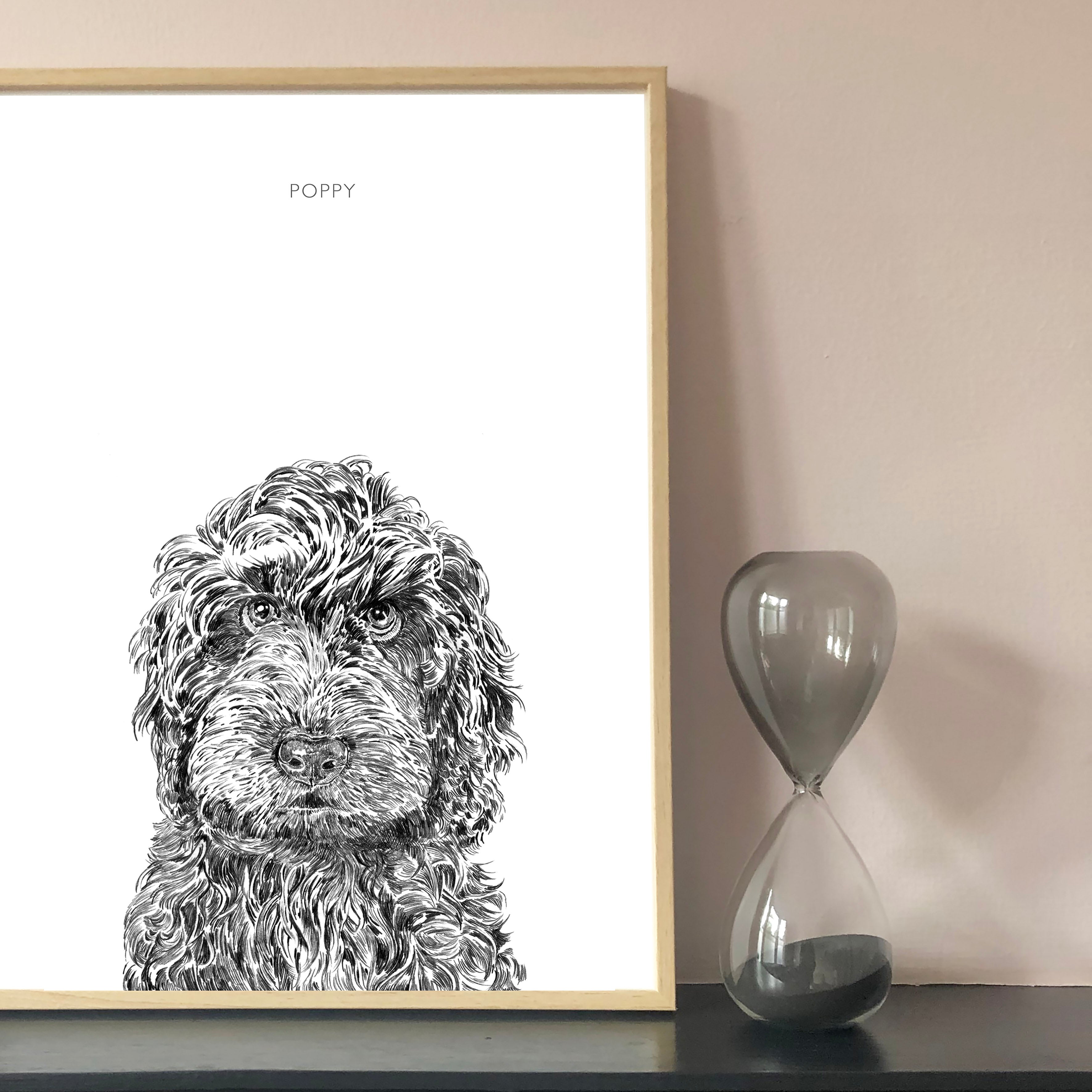Personalised Dog Portrait Print