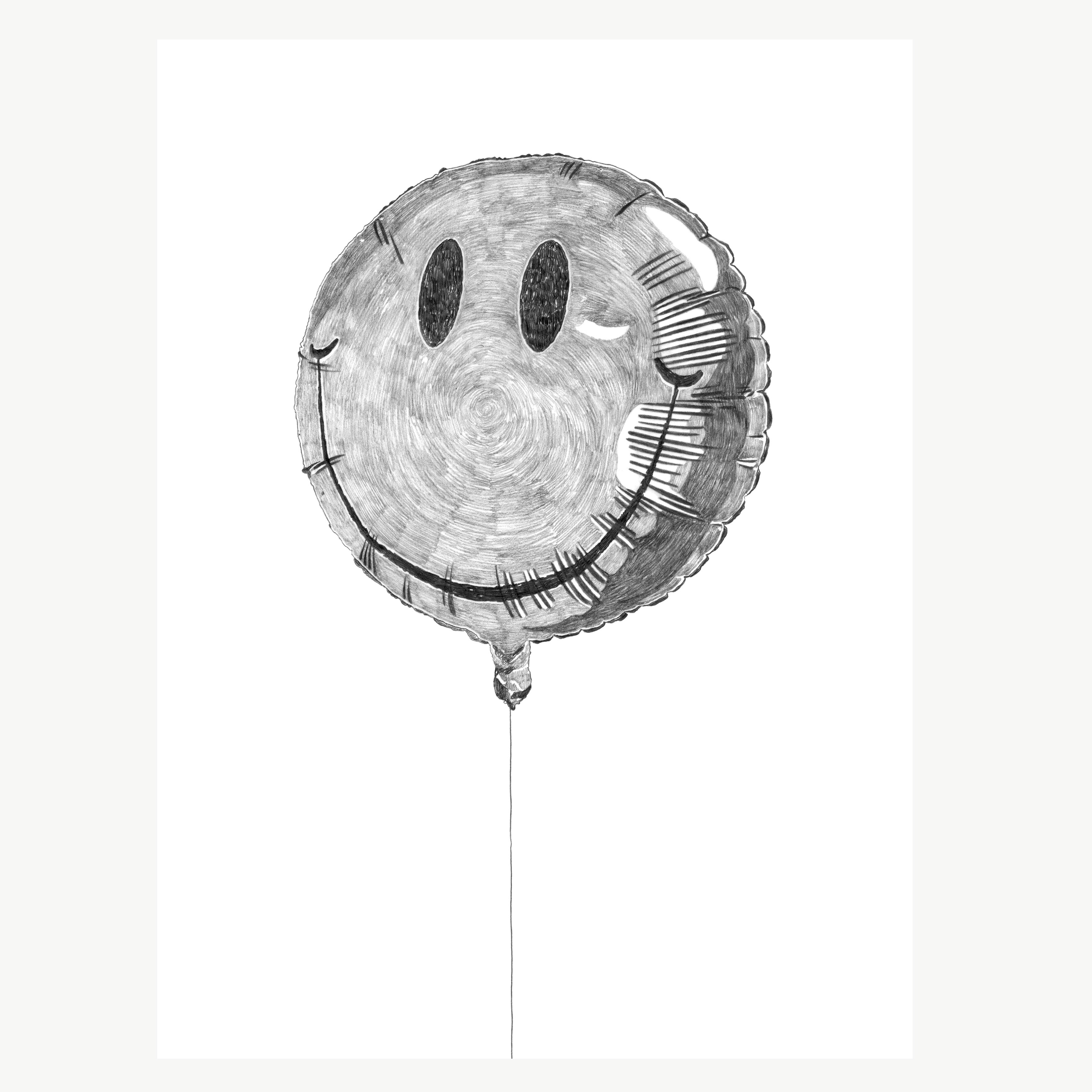 Smiley Balloon II Print