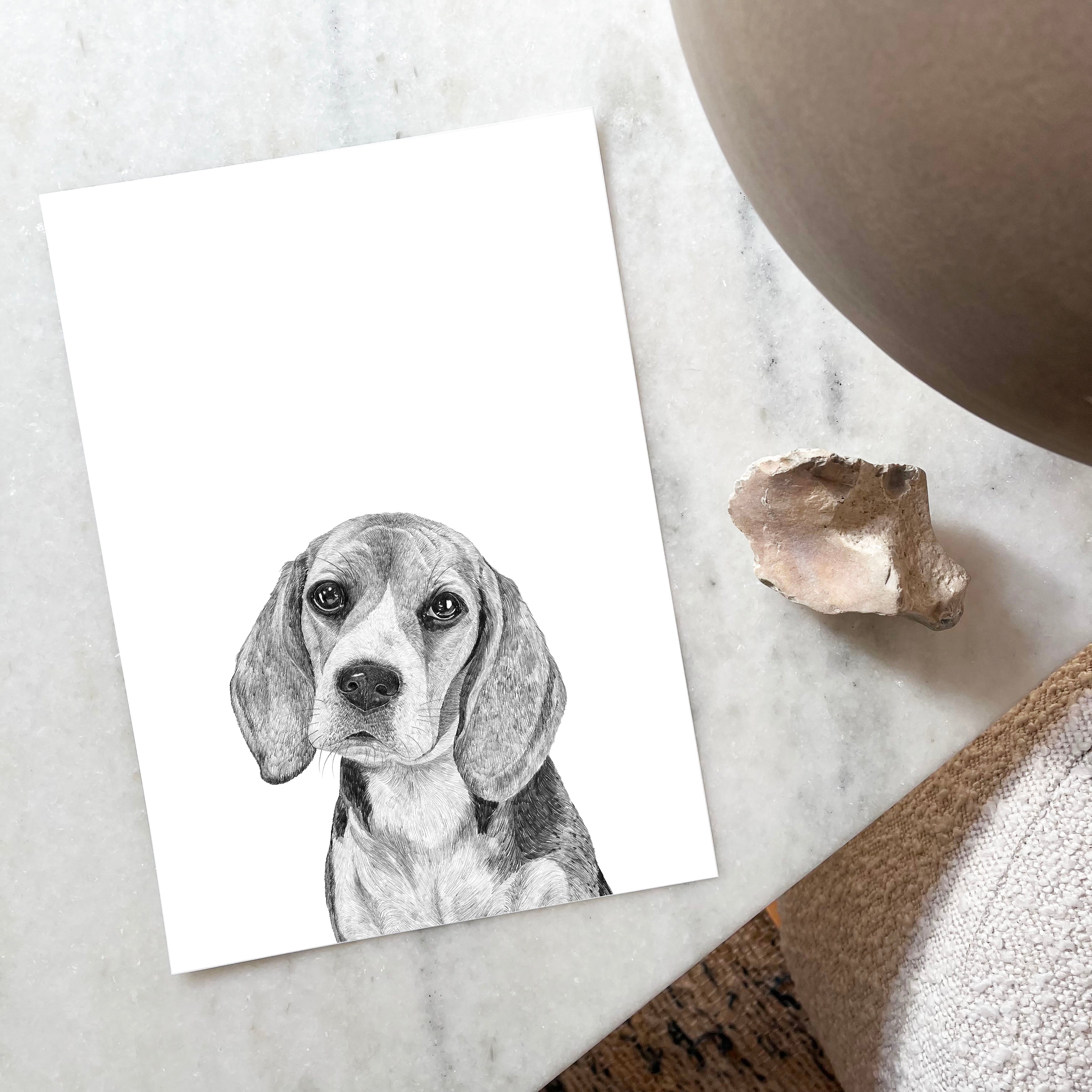 Beagle Dog Print ROS SHIERS