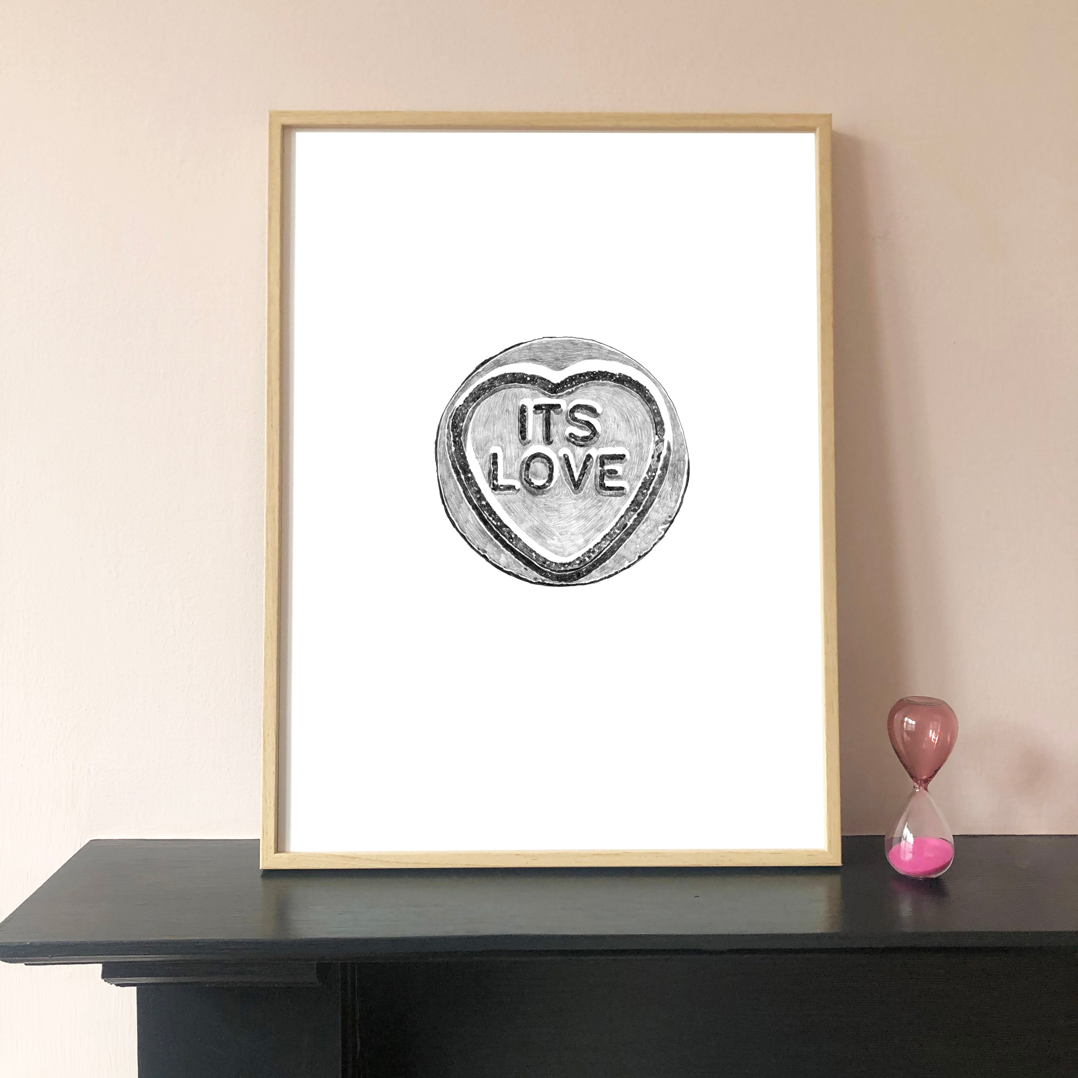 Its Love Print
