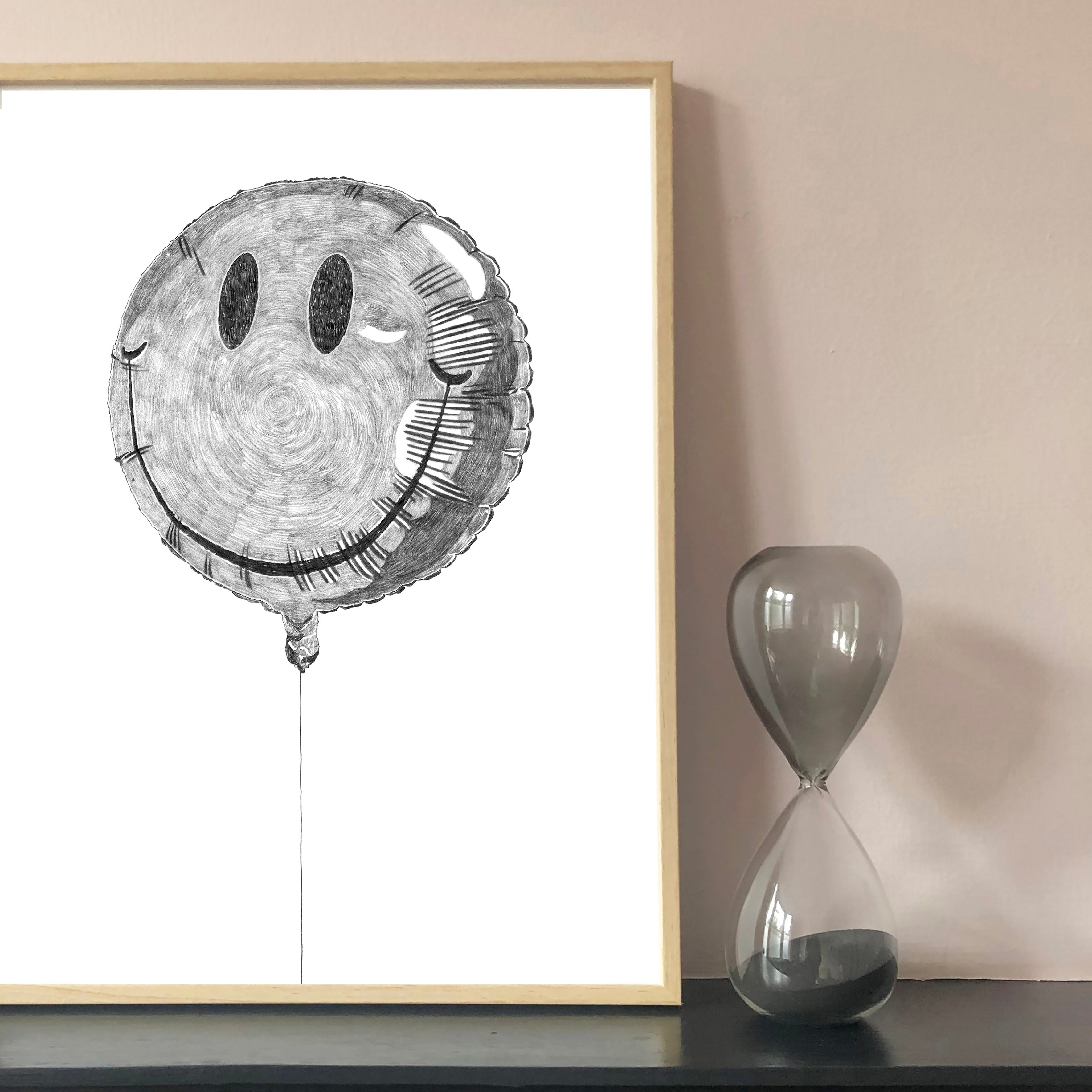 Smiley Balloon II Print